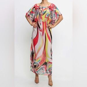 Bohemian Swimsuit Beach Kaftan Coverup